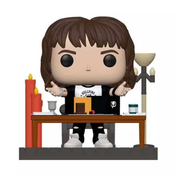 Funko POP! Deluxe Stranger Things Campaign Eddie Vinyl Figure Target Exclusive - Picture 1 of 6